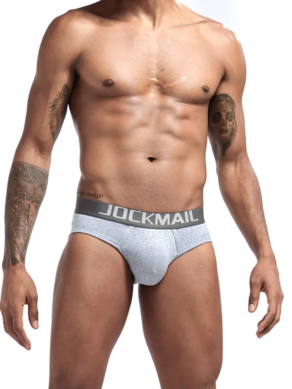 2 Pack Men's Sexy Cotton Support Contour Pouch Briefs