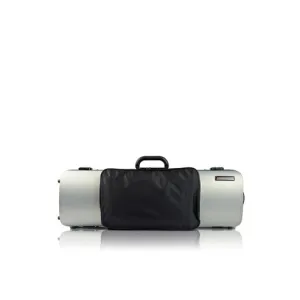Bam 2011XL Hightech Oblong With Pocket Violin Case (Metallic Silver)