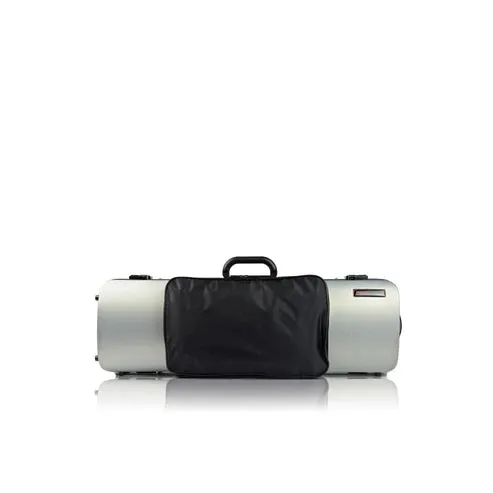 Bam 2011XL Hightech Oblong With Pocket Violin Case (Metallic Silver)