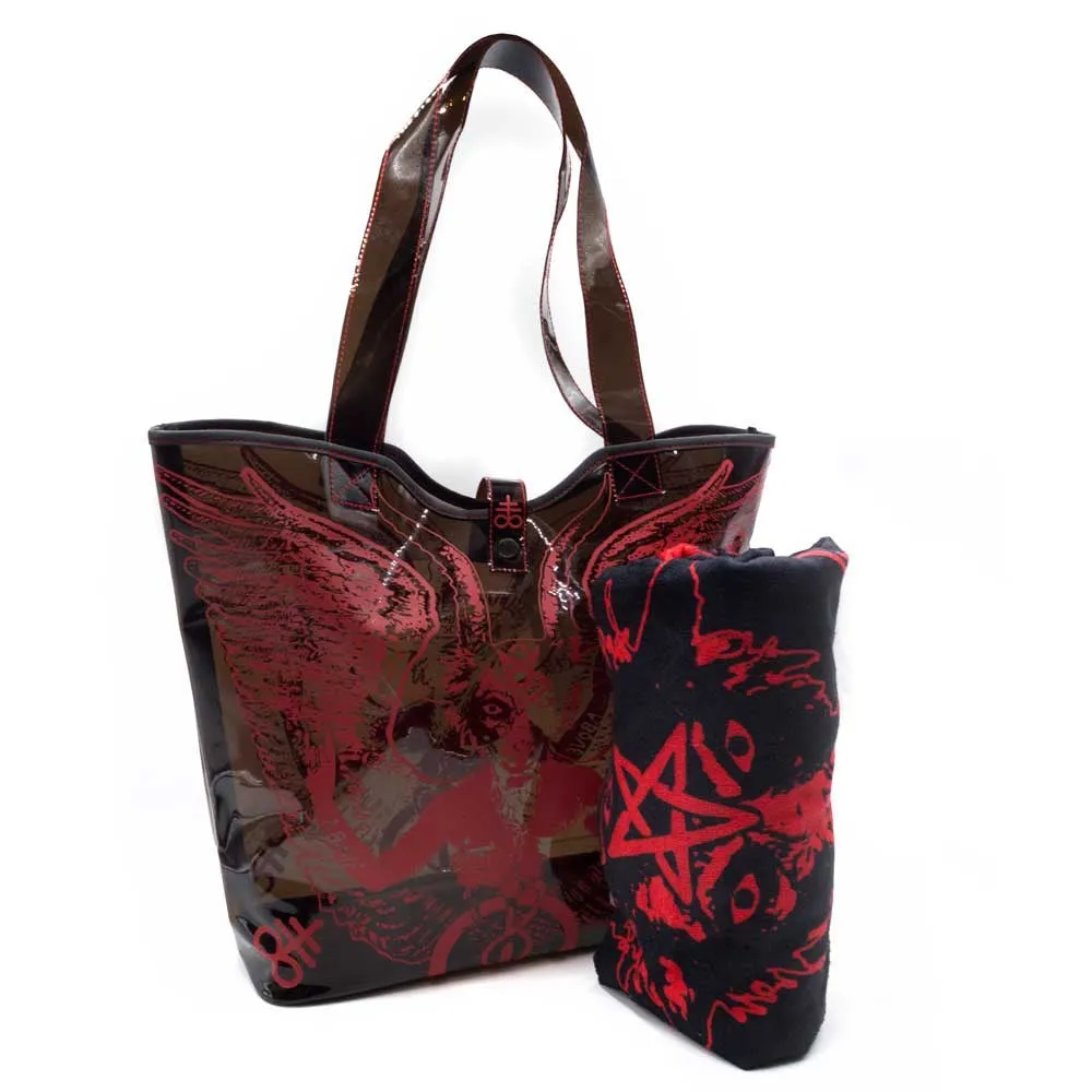 Baphomet Satanic PVC Beach Tote