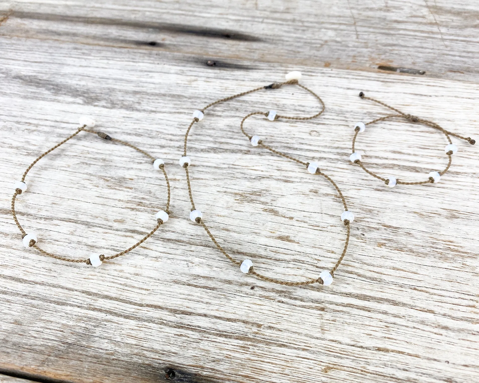 Bracelet-0142-Opalite Faceted Rondelle Petite