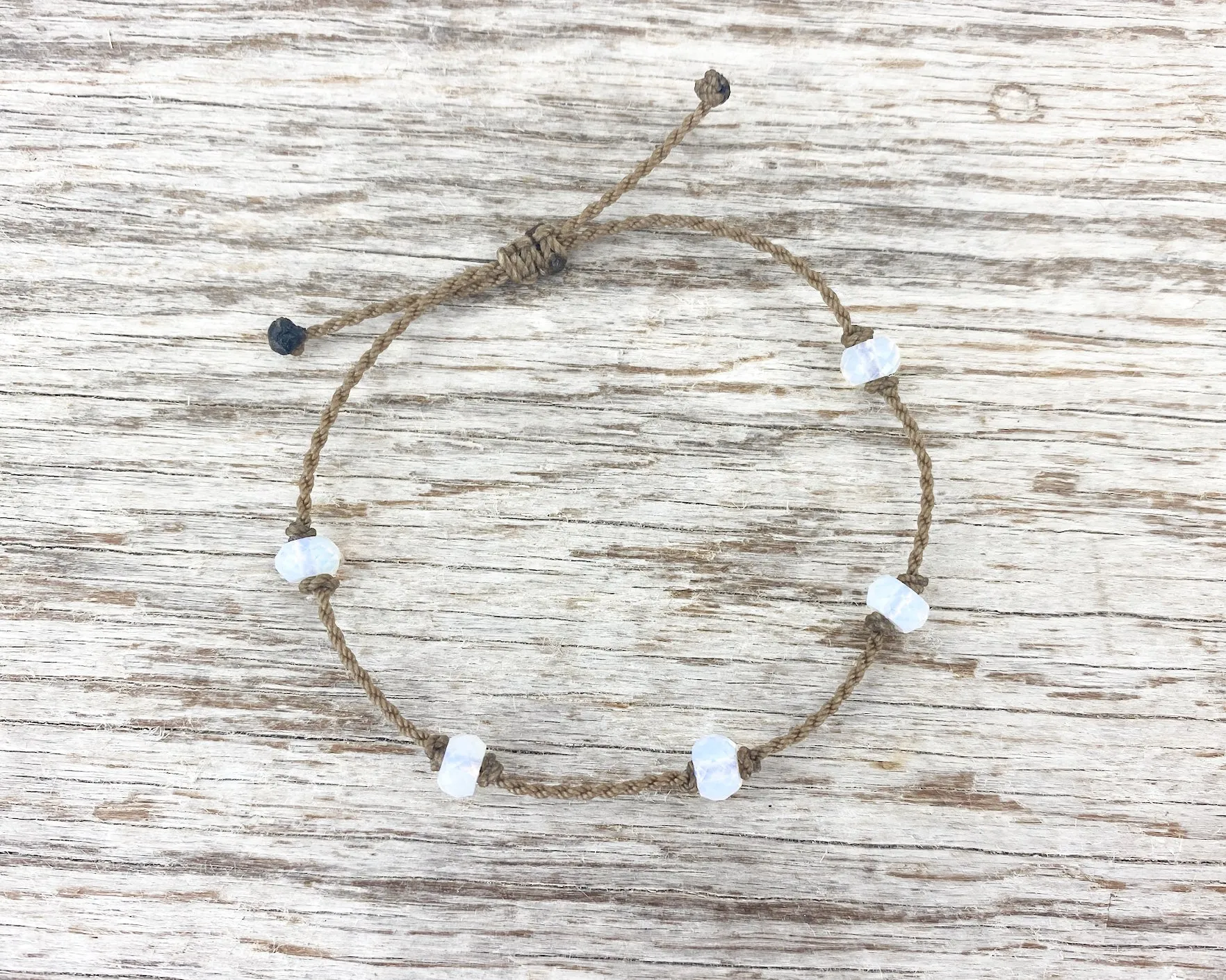 Bracelet-0142-Opalite Faceted Rondelle Petite