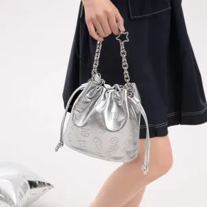 Cartoon Embossed Bucket Bag