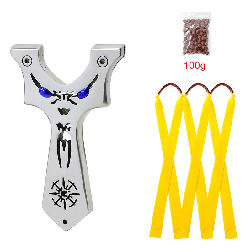 Compass Cut Little Monster Stainless Steel Slingshot