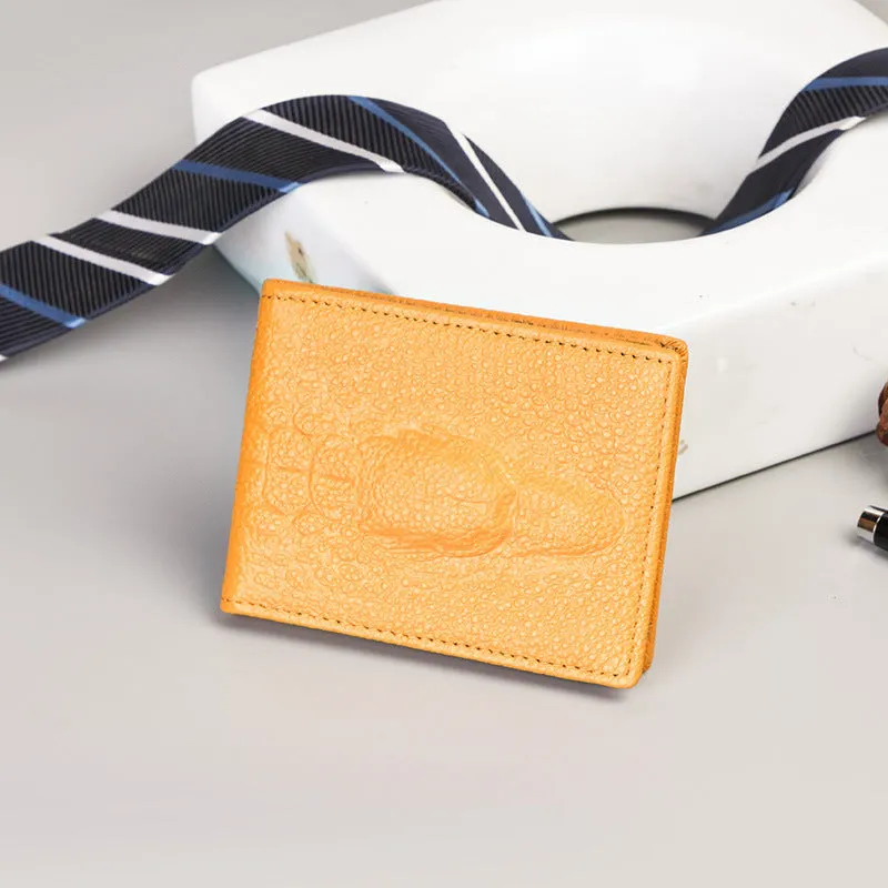 Fish Pattern Money Fashion Brand Wallet Men