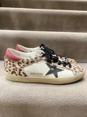 GOLDEN GOOSE SUPER-STAR LEOPARD HORSY VINTAGE