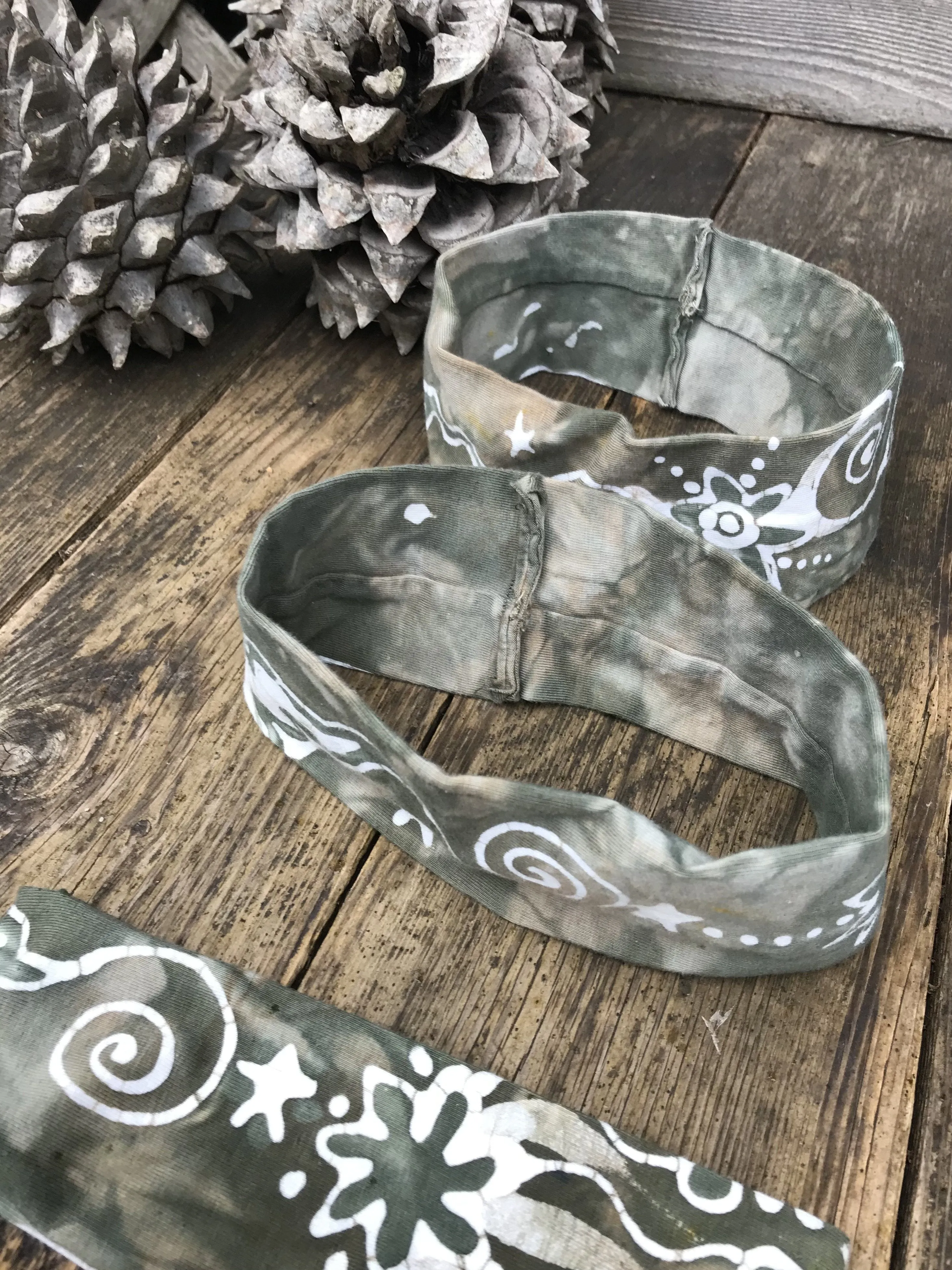 High Desert Sage Fold Over Headband