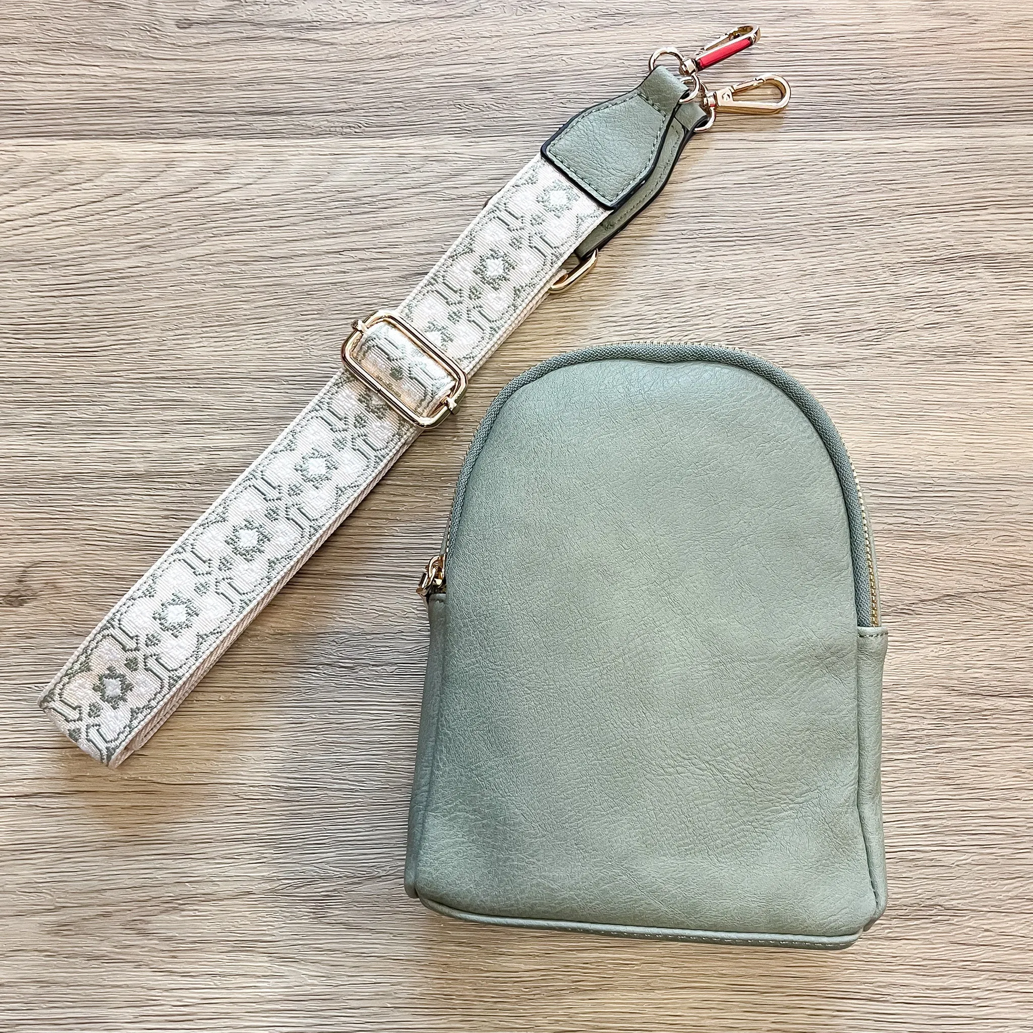 Jen & Co Ellen Crossbody Purse - Sage