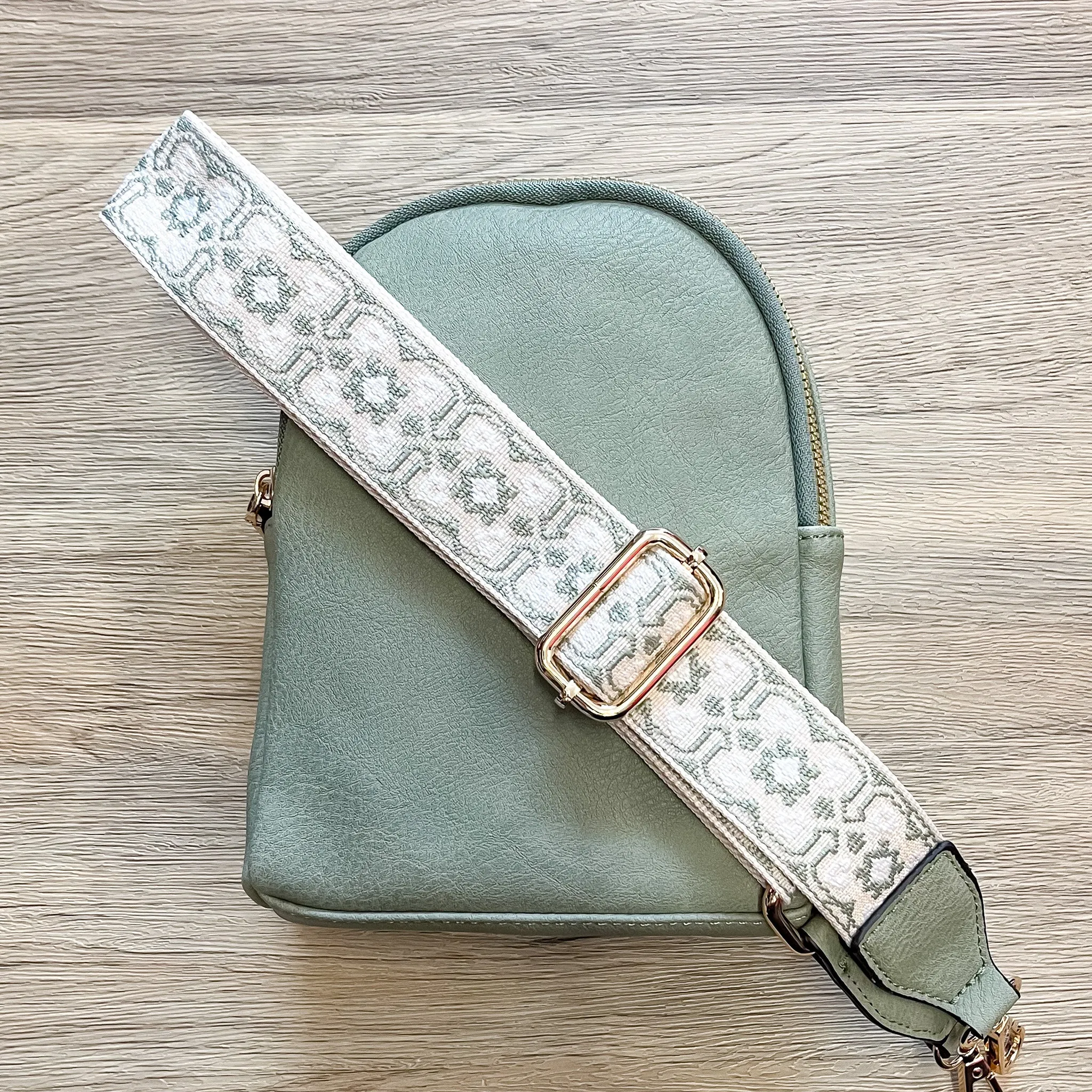 Jen & Co Ellen Crossbody Purse - Sage