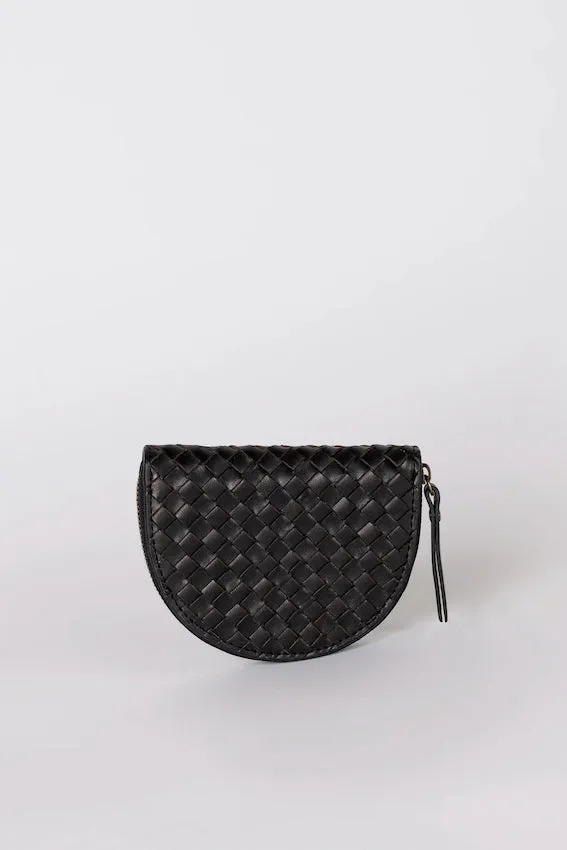 LAURA Mnzgeldbeutel woven classic leather