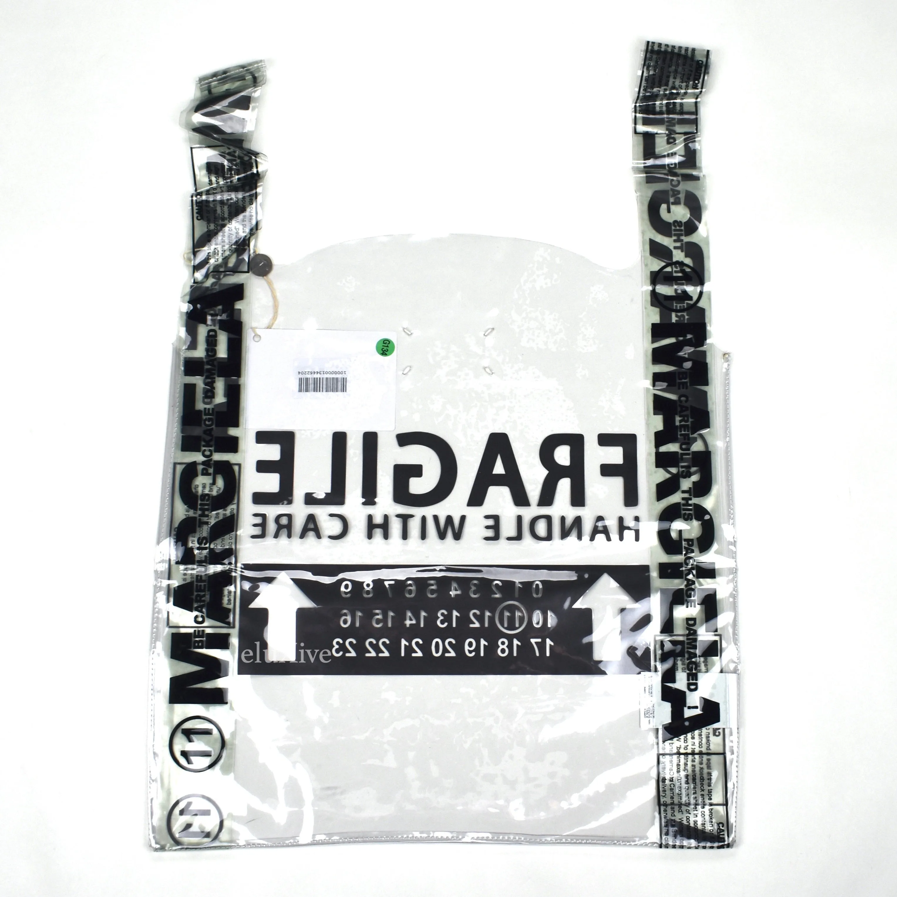 Maison Margiela - Transparent Clear PVC Logo Tote Bag & Pouch