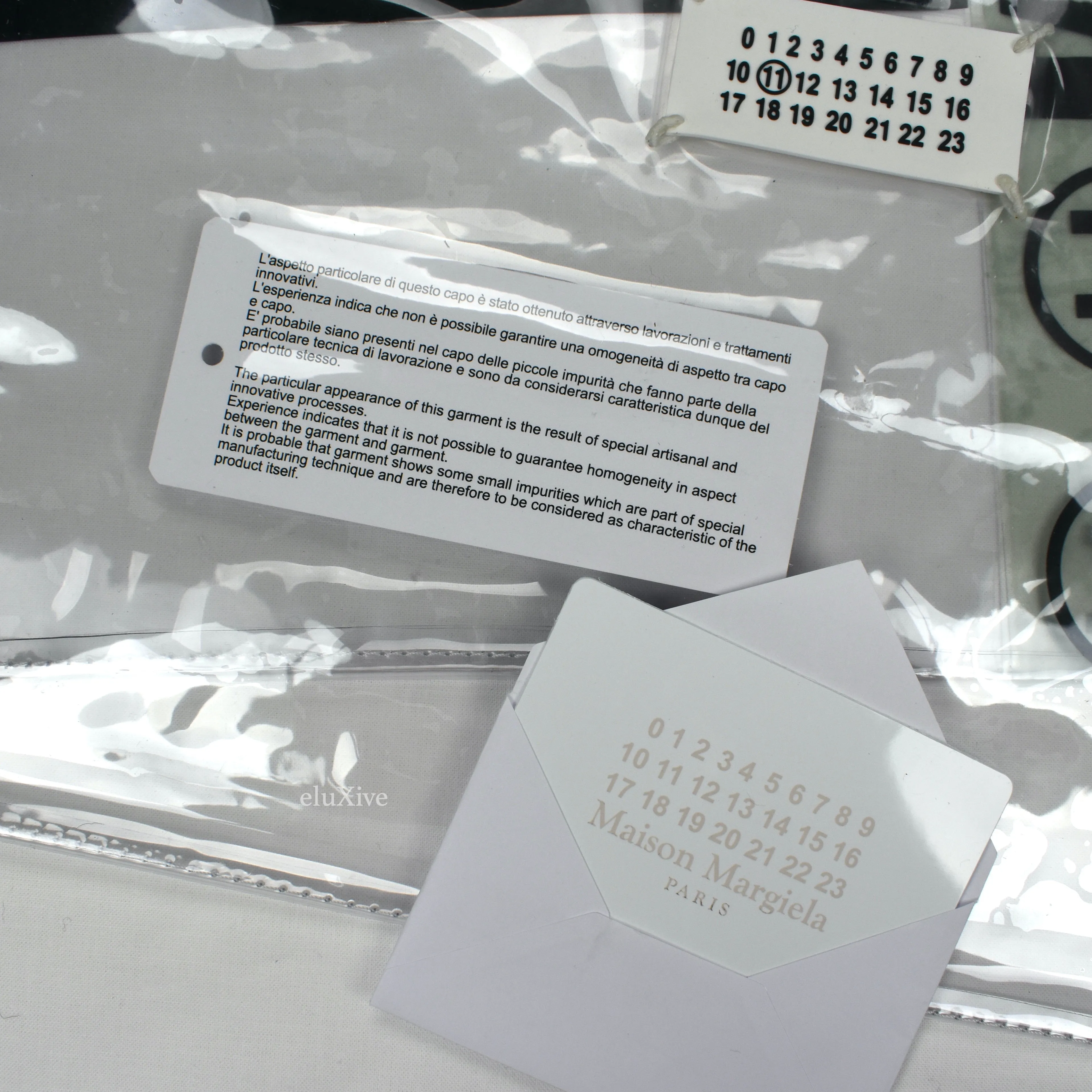 Maison Margiela - Transparent Clear PVC Logo Tote Bag & Pouch