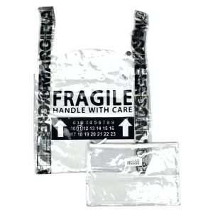 Maison Margiela - Transparent Clear PVC Logo Tote Bag & Pouch