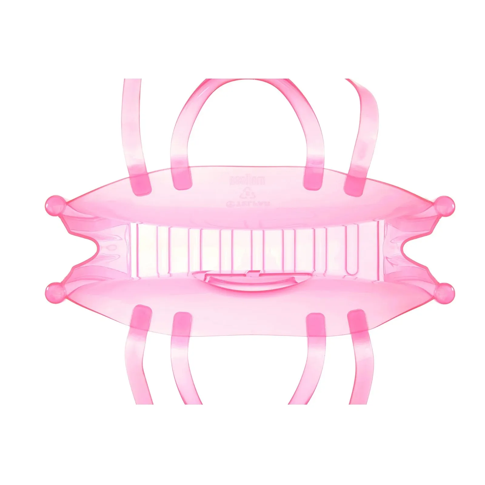 Melissa x Telfar Large Jelly Shopper - Clear Pink