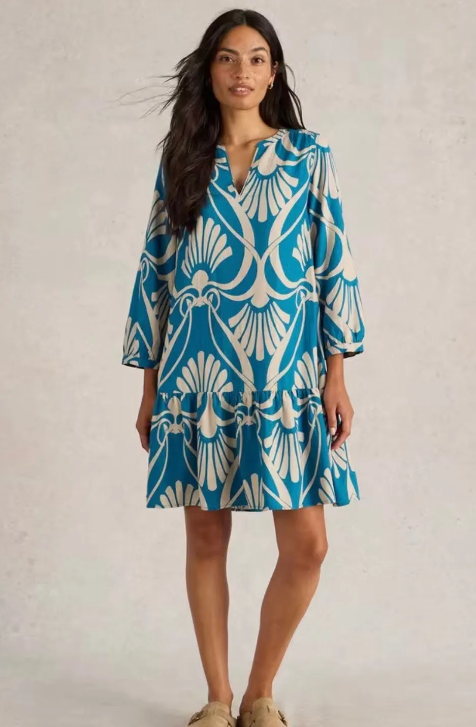 Otto Linen Blend Dress
