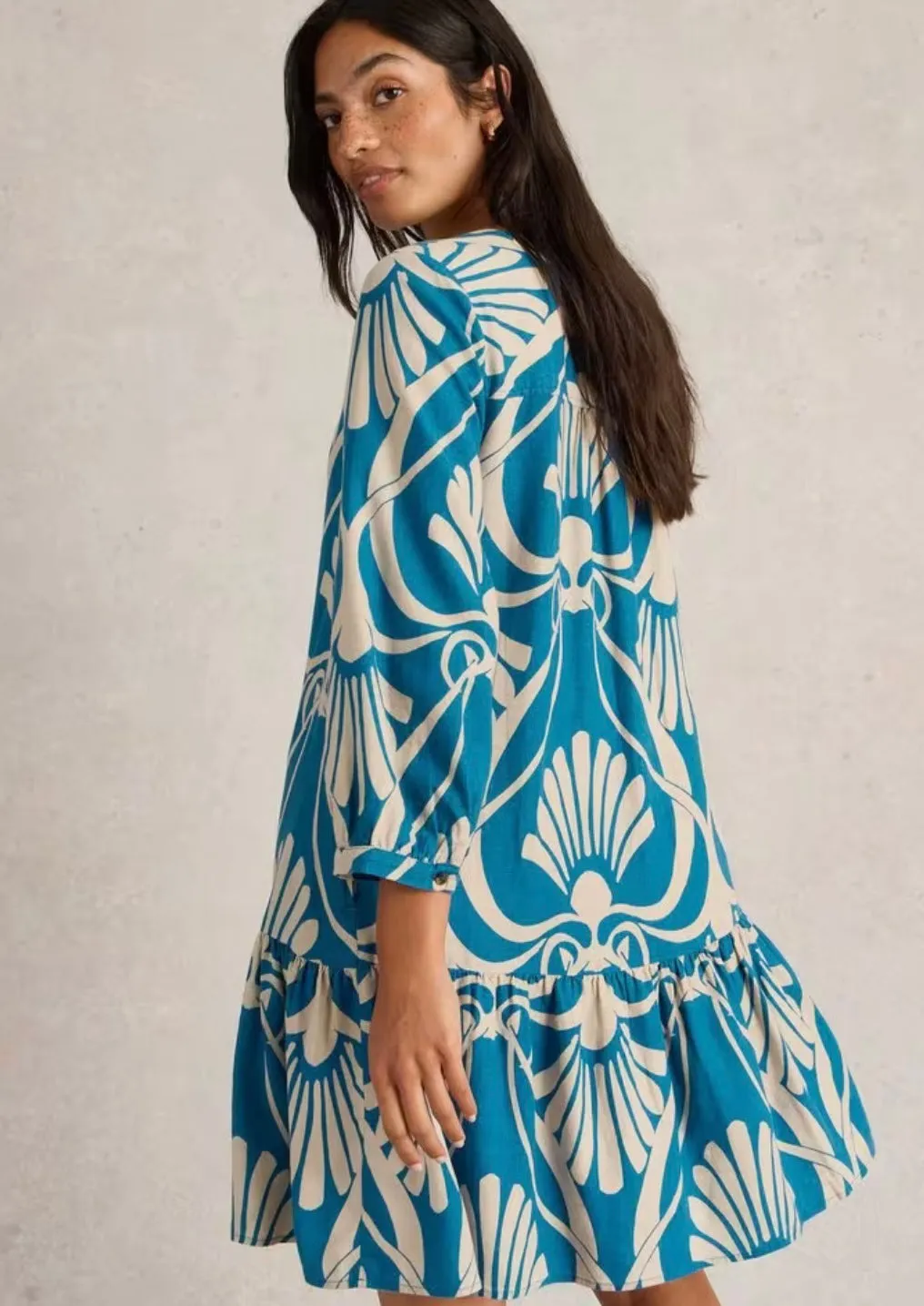 Otto Linen Blend Dress