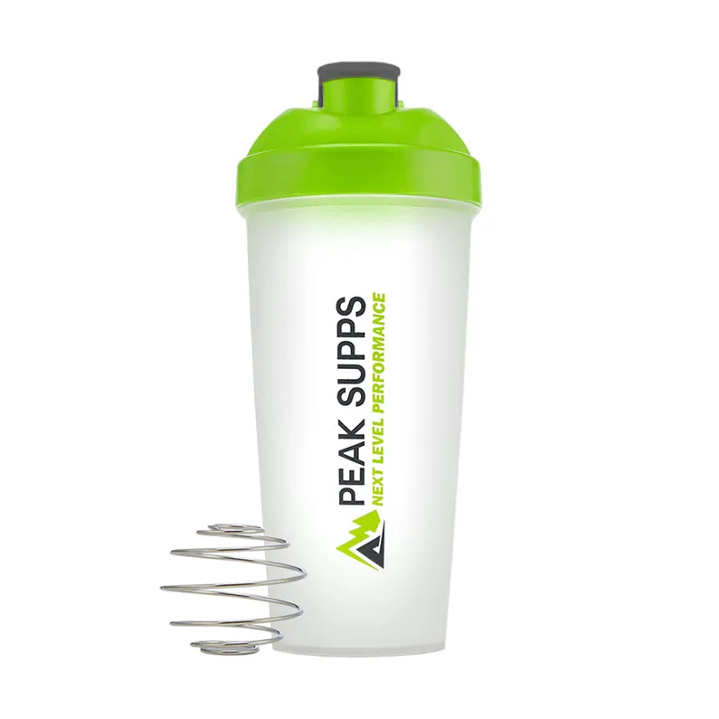 Peak Supps Green Shaker 600ml