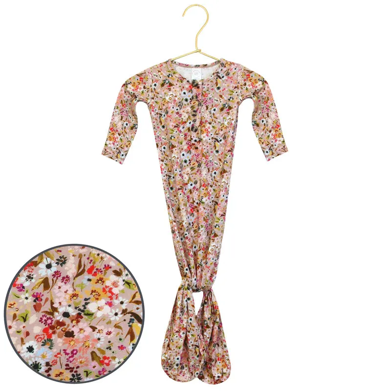 Penelope Knotted Gown - Newborn