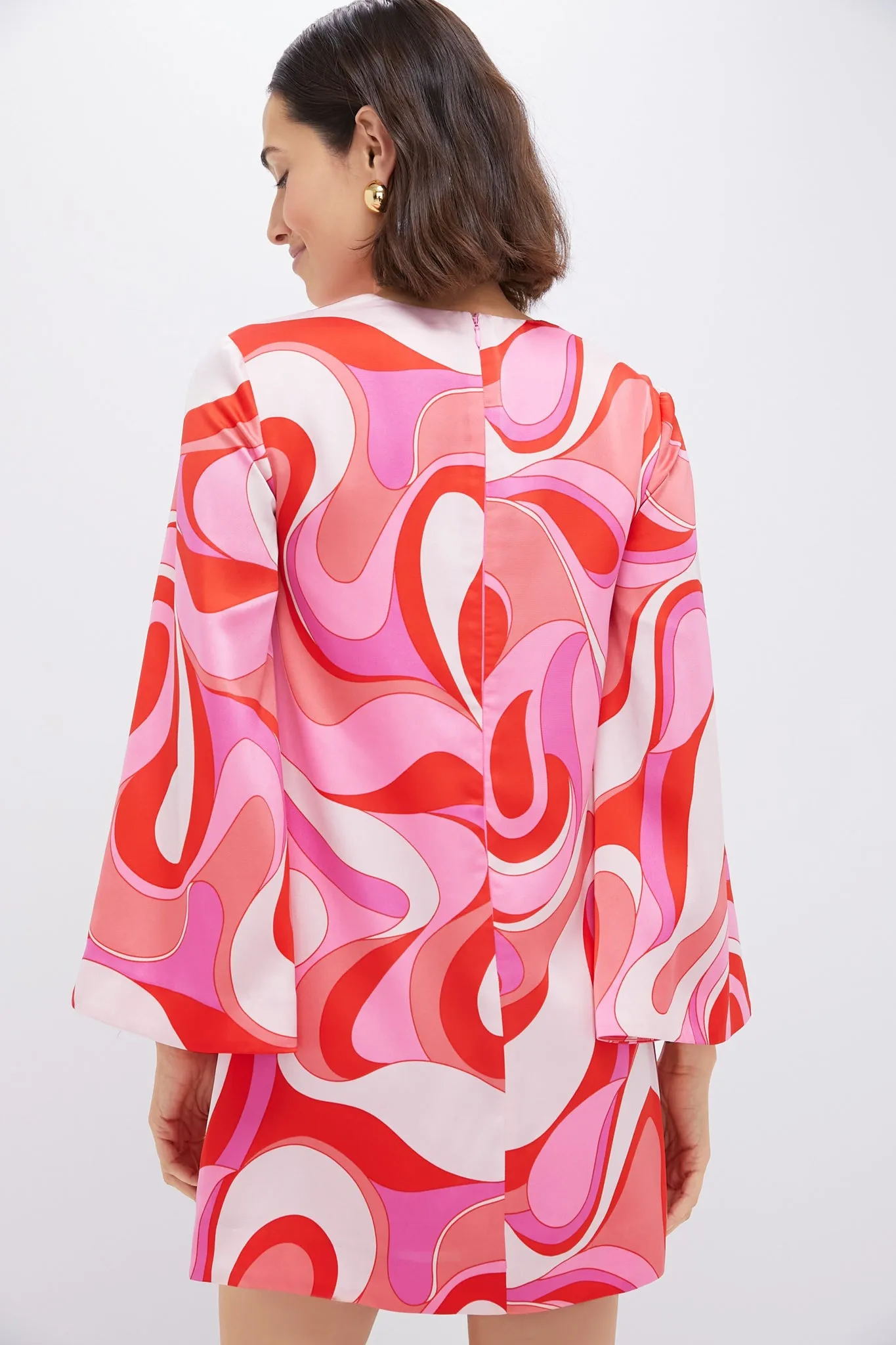 Pink Mod Geo Mitzi Mini Dress