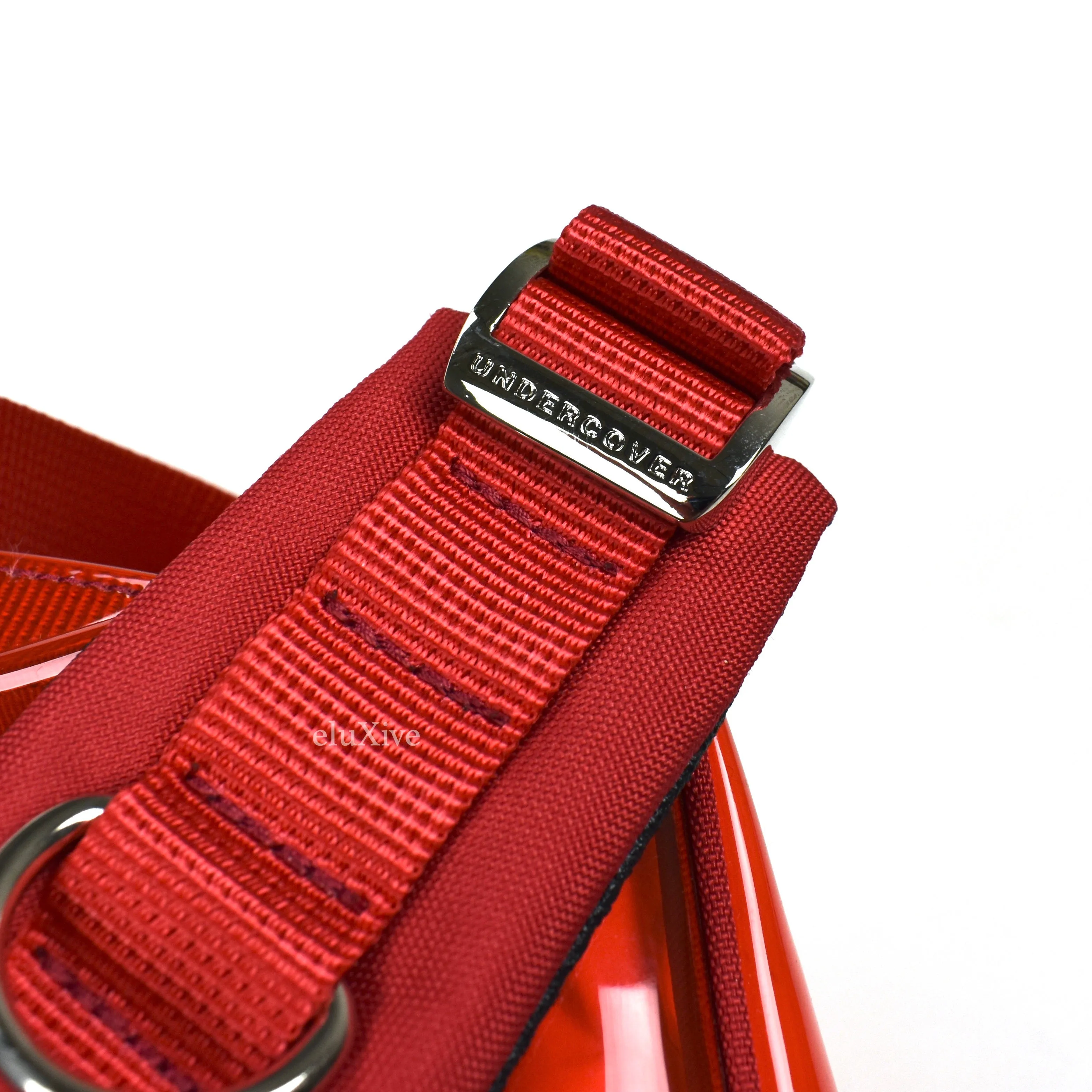Undercover - Transparent Red PVC Backpack
