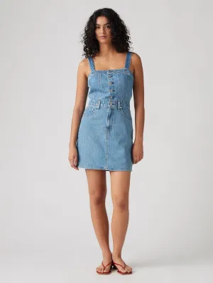 Women's Solid Light Blue Dress